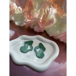 Pampilles verte pailletée 55 mm – Créa by Vanou