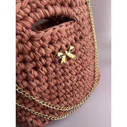 Sac crochet Rosalie fait main – Créa by Vanou