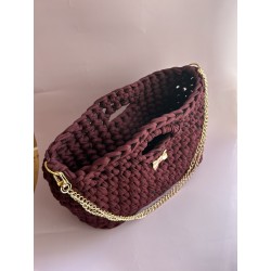 Sac crochet Amarante fait main – Créa by Vanou