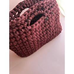 Sac crochet Amarante fait main – Créa by Vanou