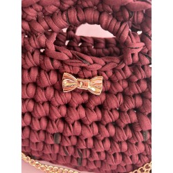 Sac crochet Amarante fait main – Créa by Vanou