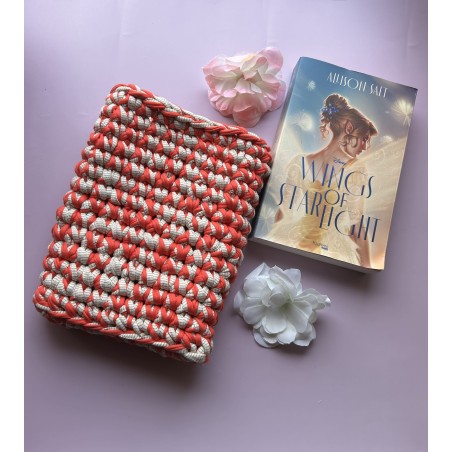 Pochette à livres broché crochet – Créa by Vanou