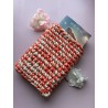Pochette à livre broché crochet fait main – Créa by Vanou