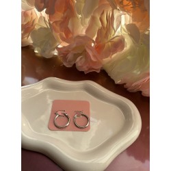 Créoles acier inoxydable argenté 20 mm – Créa by Vanou