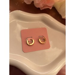 Créoles rondes acier inoxydable teinte doré 13 mm – Créa by Vanou