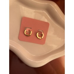 Créoles rondes acier inoxydable teinte doré 13 mm – Créa by Vanou