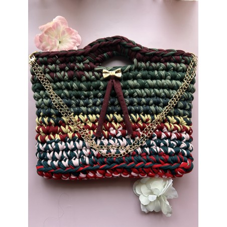 Sac crochet Aurora fait main – Créa by Vanou XL