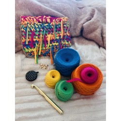 Sac Créalya Franges S – Multicolore Pop