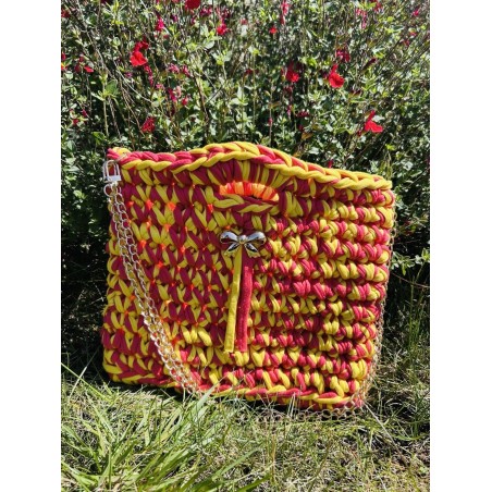 Sac Créalya S – Jaune & Rouge Peps