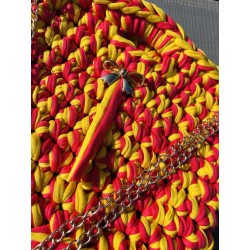 Sac Créalya S – Jaune & Rouge Peps