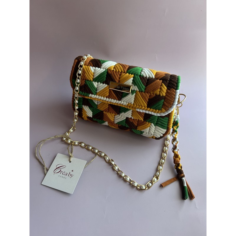 Sac Modèle Terra crochet fait main – Créa by Vanou