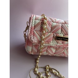 Sac Blush crochet fait main – Créa by Vanou